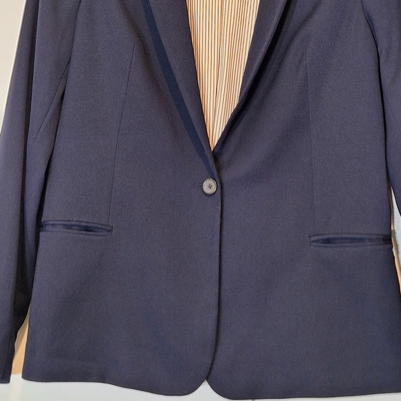 Scotch & Soda Maison Scotch Single Button Navy Blazer Lined XL Stretch Pockets - Picture 8 of 15